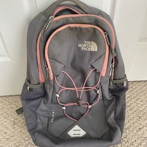 North Face Jester Backpack Pink & Grey